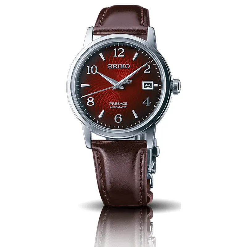 Seiko Presage Cocktail Time Negroni Red Dial Men's Watch | SRPE41J1